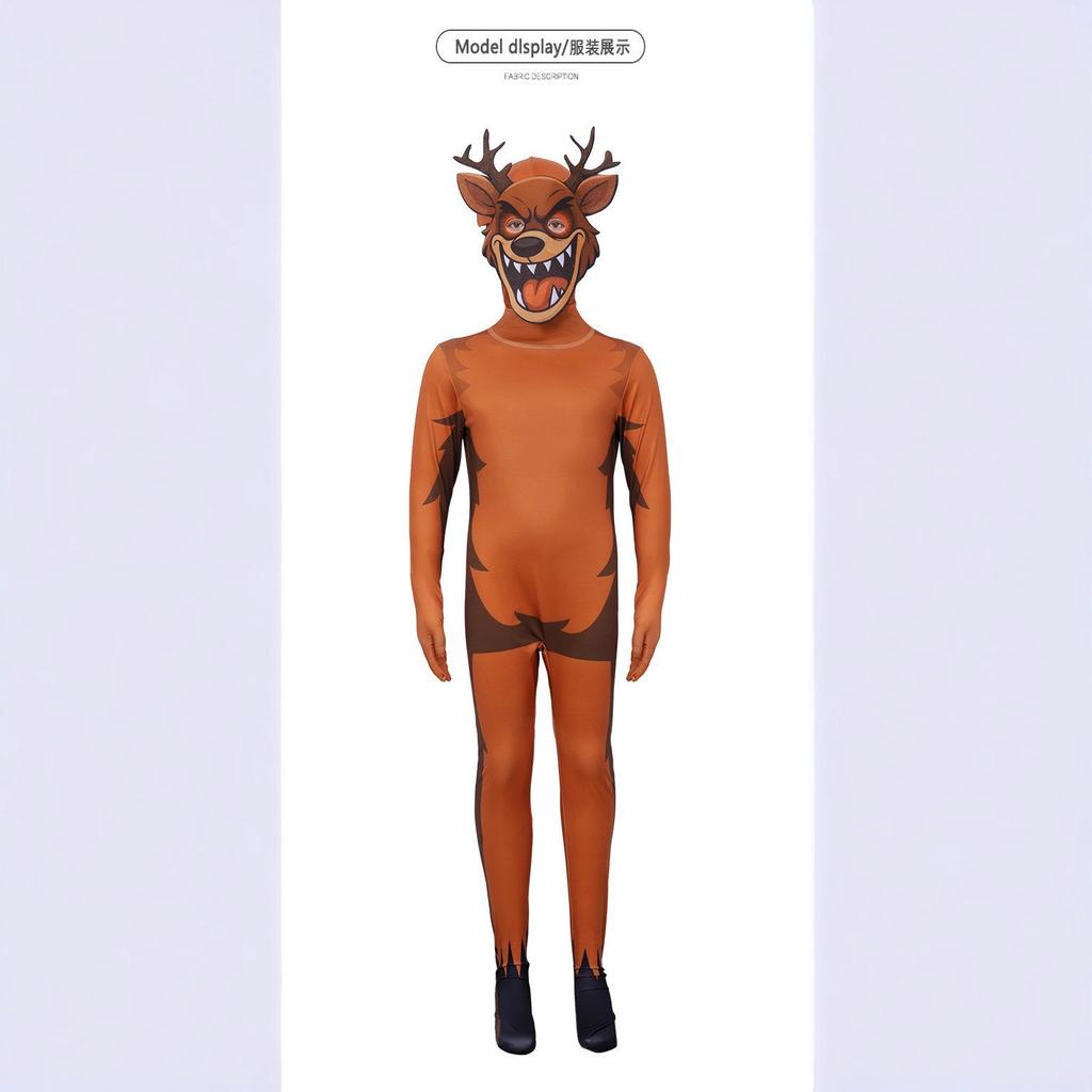 99 Nights in the Forest Deer Costume Boy Goat Monster Bambi Deer Monster Horror Game Set clothes sale