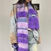 New thickened warm women's high-end fashion knitted wool scarf autumn and winter atmosphere scarf