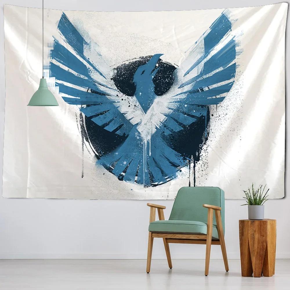 Flame Bird Decorative Tapestry Office Living Room Decor Home Wall Tapestry