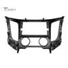 Replacement Head Unit Trim Panel 9 Inch Car Radio Fascia Frame for TRITON 2015, Navigation Vehicle Interior Modification Manual/Auto AC, Stereo