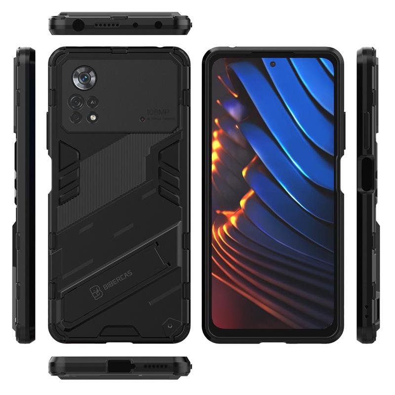 For Xiaomi Poco X4 Pro 5G Case Magnetic Holder Armor Phone Cases For PocoPhone X4Pro PocoX4 Pro Poko X 4 Pro Stand Back Cover