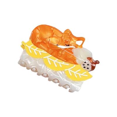 Fashionable Acetate Animal Hair Clip Multipurpose Styling Tool Trendy Accessory Hair Decoration For Wedding or Daily Use