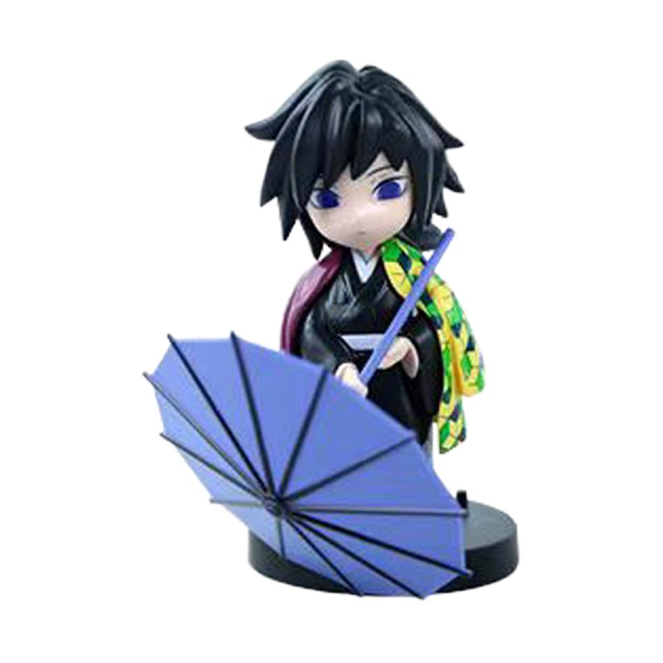 Animation 6Pcs/Kit Q Version Demon Slayer Boxed Action Figure Miniature Figurine Decoration Piece Attachment Animation Design Adorable Decoration