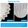 PATIKIL 1-4 Basket Coffee Filter Cups, Bleached Paper Filters, 155x45mm, for Drip Coffee Makers, Disposable Brewing, Cafes, Offices, and Home Use,