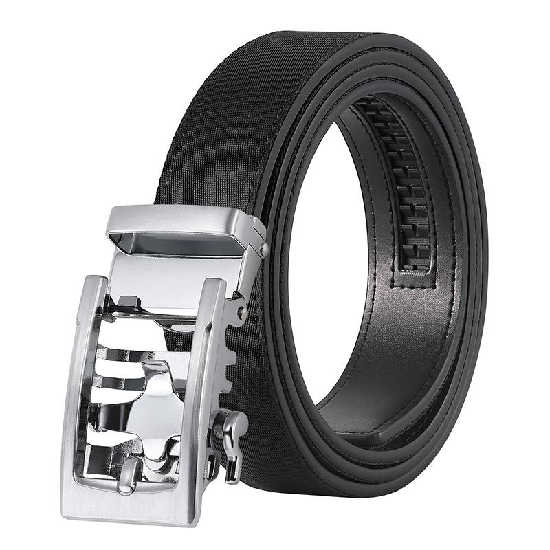3.3cm Erkek Kanvas Günlük Otomatik Tokalı Kemer İş Kot Pantolon