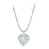 Trendy Titanium Steel Necklace With Sparkling Heart Pendant Clavicle Chain Perfect For Casual And Formal Outfits
