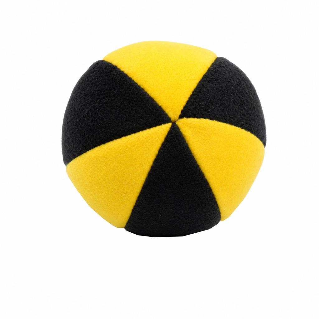 Weicher Plüsch Mehrpanel-Ball Langlebiges Leichtes Kuscheltier Geeignet für Indoor-Spiel und Sensorische Aktivitäten für Kinder und Haustiere