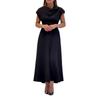 Summer 2025 European & American Women's Elegant Cowl Neck Backless Sexy Slimming Dress