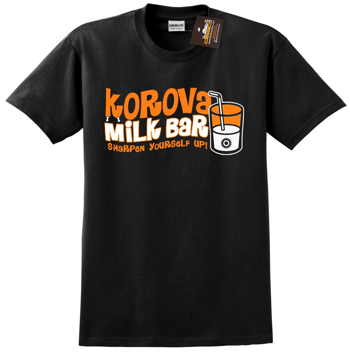 A Clockwork Orange Korova Milk Bar T-shirt Retro Classic Film Movie Mod Tee XXXXL
