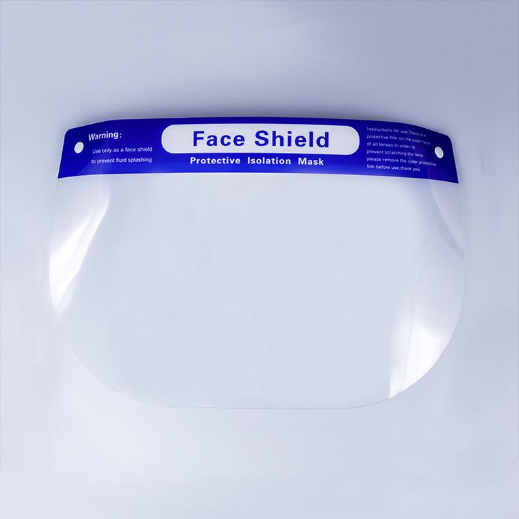 High-Definition Transparent PET Face Shield: Anti-Droplet, Anti-Fog, Anti-Splash, Anti-Sand, Anti-Dust Protective Mask