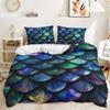 3D Digital Printing Music Theme Duvet Cover Set Piano Note Pattern Quilt Cover Pillowcase Music Lover Bedroom Decorative Bedding 3pcs