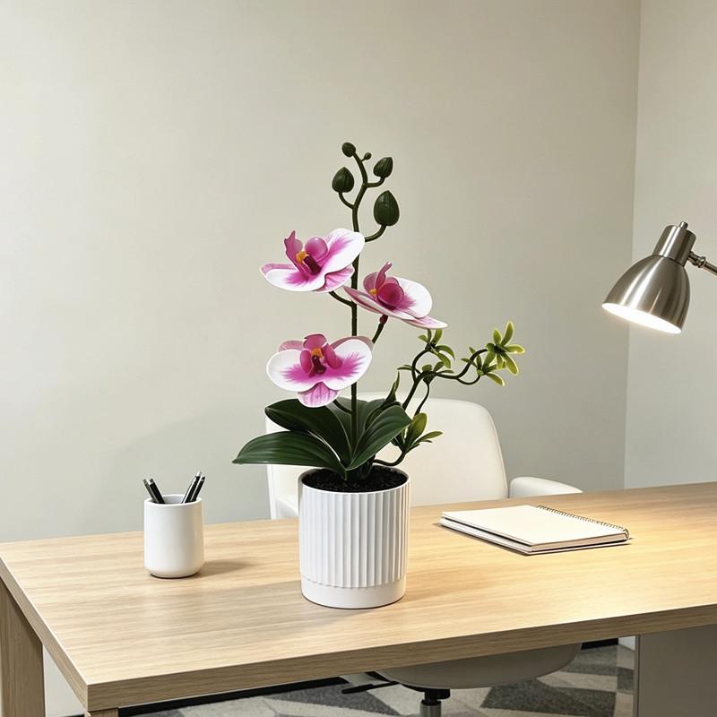 Butterfly Orchid Artificial Potted Plant For Home Decor And Event Arrangements