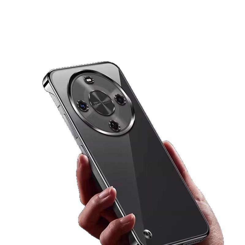 Compatible with the Honor X11 phone case, new transparent electroplated frameless Honor X11 ultra-thin shockproof protective case, high-end