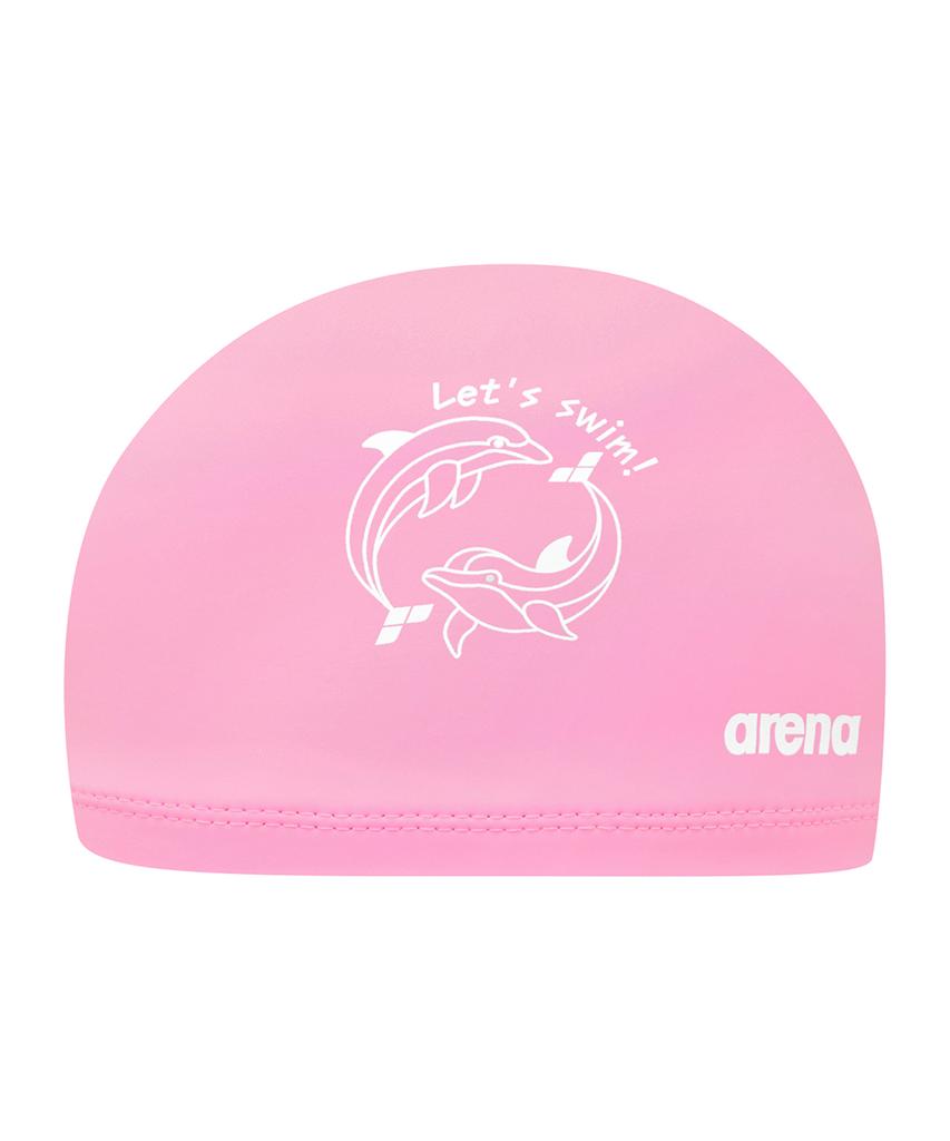 Alena Dolphin Silicone Coated Swim Cap A5Ac1Al06Pnk