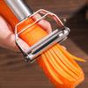 Stainless Steel Kitchen Peeler Korean Carrot Grater Fruit Vegetable Peeler Potato Slicer Julienne Cutter for Kitchen Tools