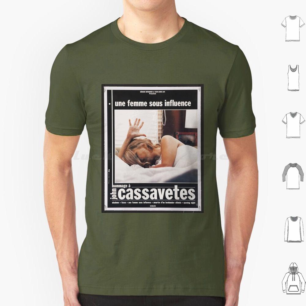 A Woman Under The Influence John Cassavetes Poster T Shirt Big Size 100 Cotton Gena Rowlands John Cassavetes A Woman Under The S