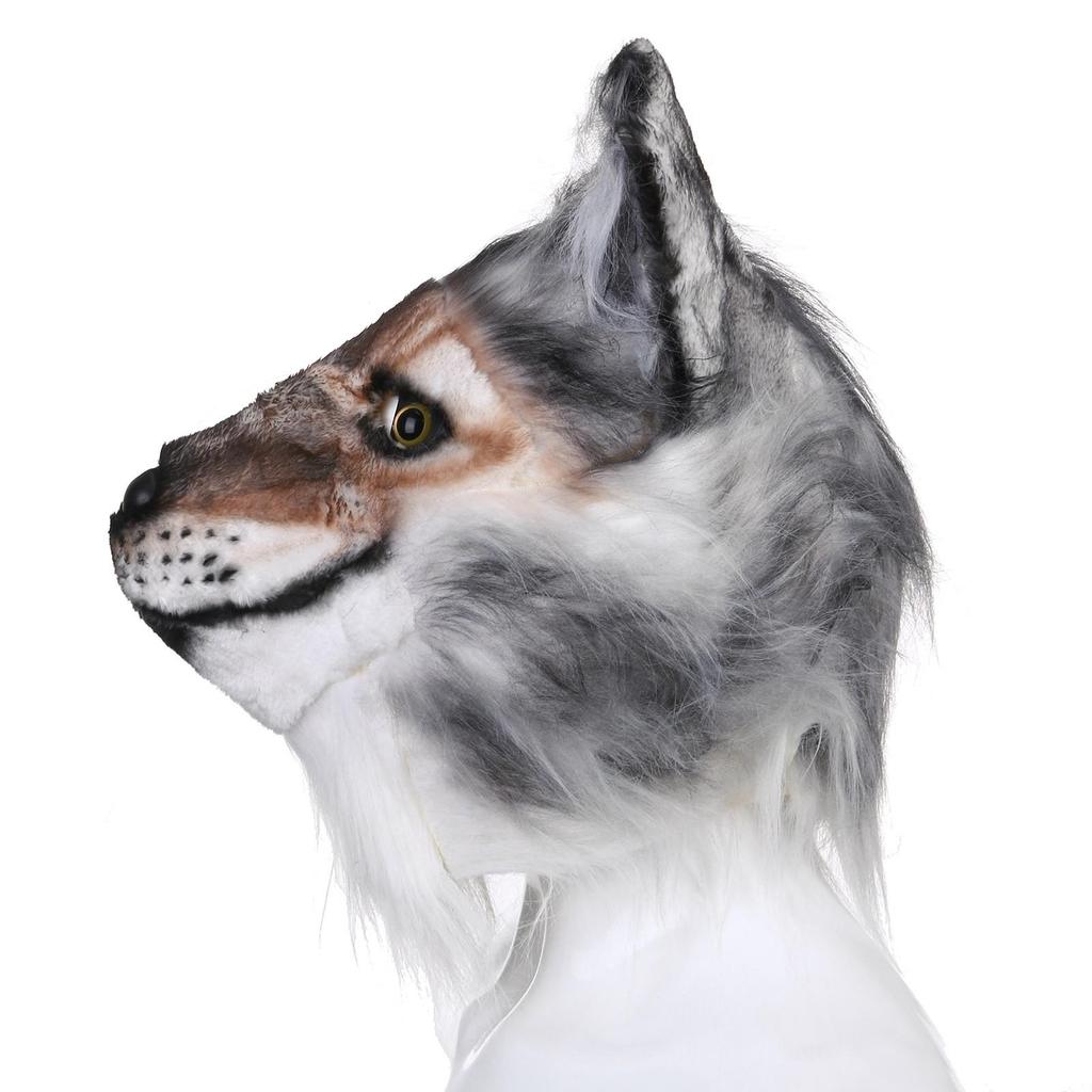 Copricapo Lupo Costume Wolf Mask cosplay Party Costume acquista in modo  economico — spedizione gratuita, recensioni reali con foto — Joom