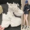 Summer new 9cm inner height-increasing women's shoes thick-soled small high-heeled dad shoes versatile sports and leisure shoes