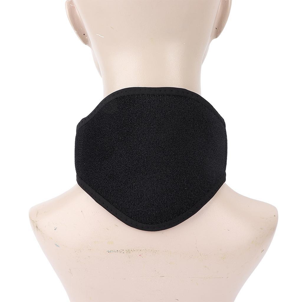 Neck Wrap Breathable Fabric Warm Neck Brace Protector Soft Elastic with Hook and Loop for Men and Women