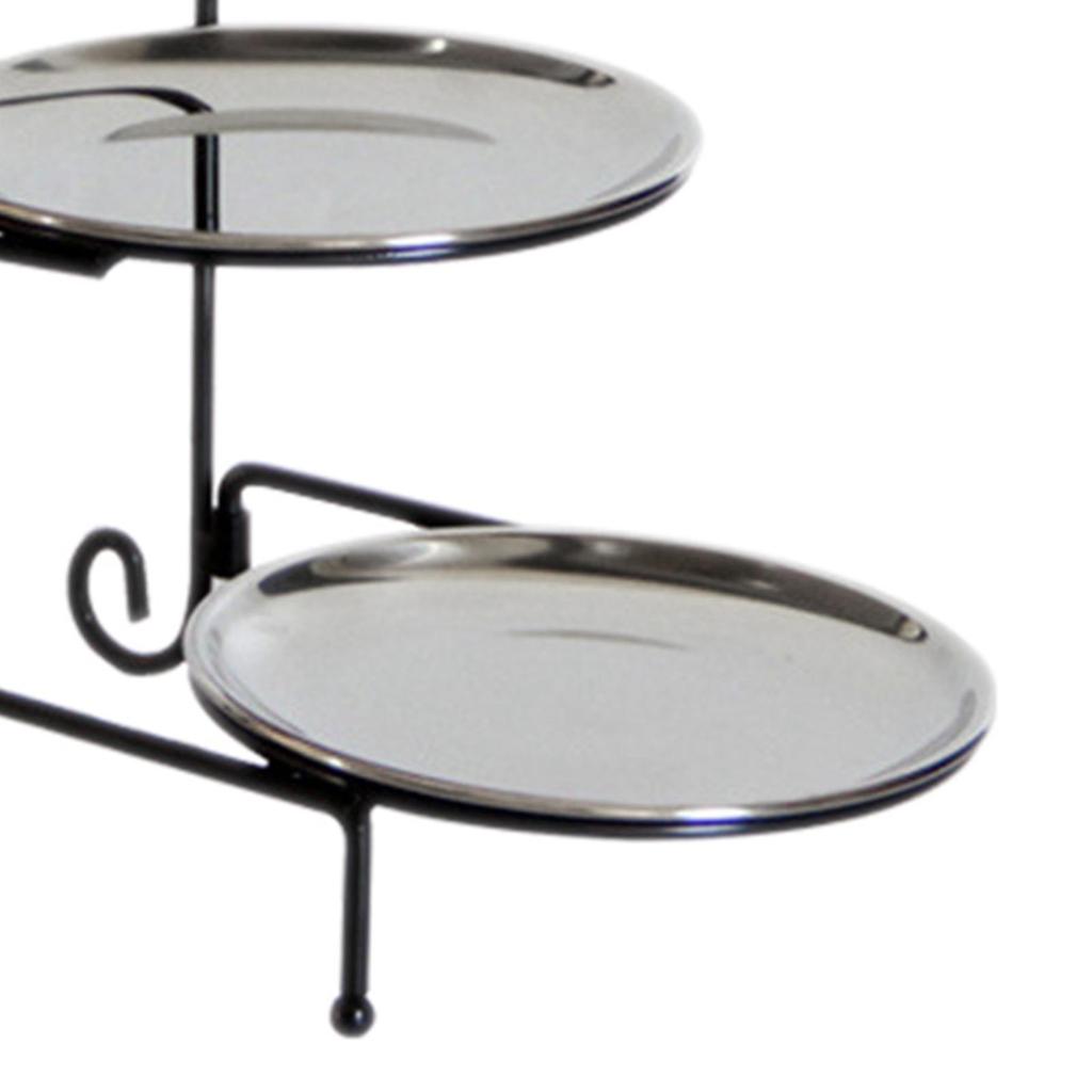 3 Tier Serving Tray Cupcake Stand Detachable Snack Storage Dessert Plate Restaurant