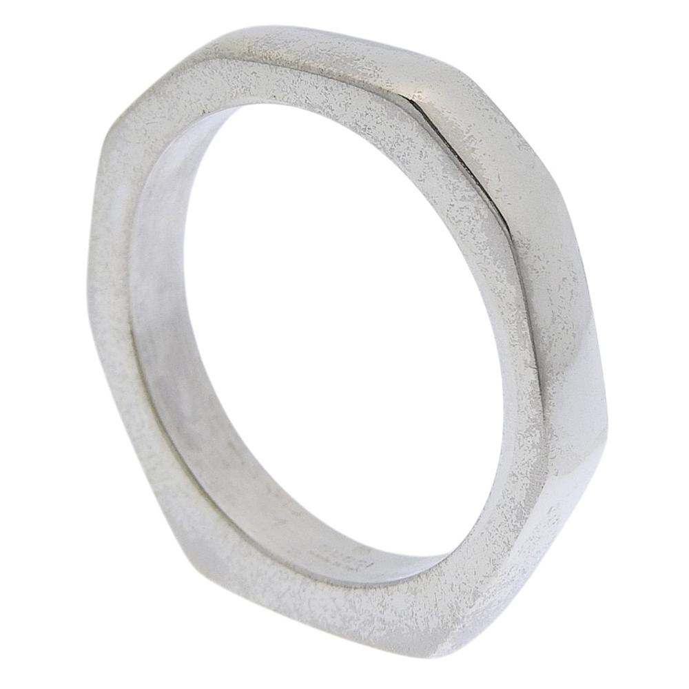 Gucci Octagon Ring Silver925 #10.1(US Size) 7.5g Unisex Used