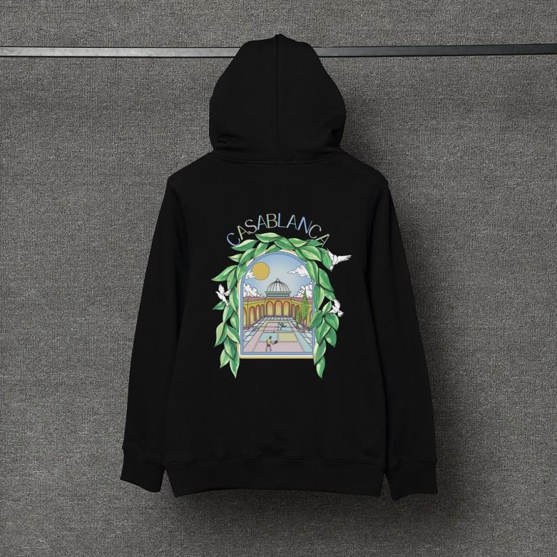 Casablanca Hooded Sweatshirt Men Fall Winter