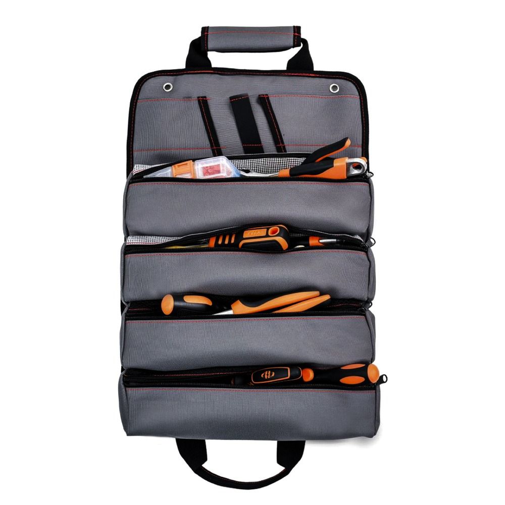 Multi-function Tool Storage Bag Thickened Tool Organizer Roll Up Tool Bag  Portable Organization