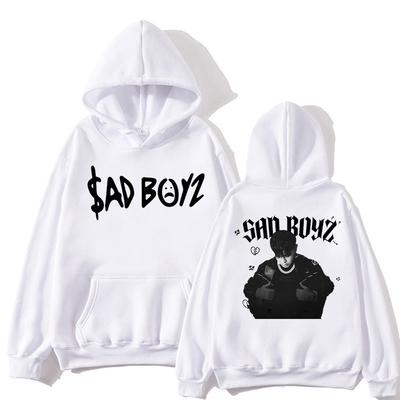 Junior H Sad Boys Tour Print Hoodie Vintage Harajuku Hip Hop Mode Sweatshirt Casual Los Fleece Lange Mouw Streetwear Mannen