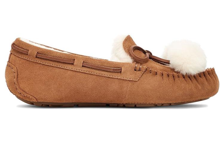 Women's Sneakers UGG Dakota Bow Pom 'Chestnut' Women's