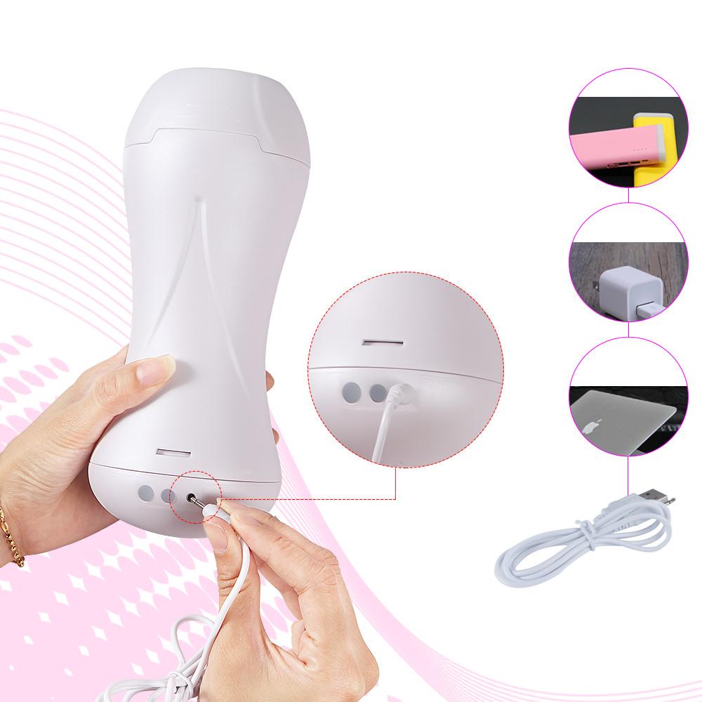 Male Masturbate Realistic Vagina Pussy Blowjob Auto Vibrating Masturbator Cup Device Sex Toy for Men