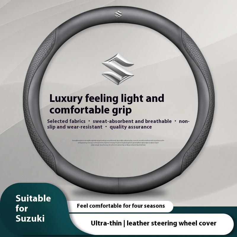 Auto Kohlefaser Leder Lenkradabdeckung Für Suzuki S-Cross Swift SX4 Vitara Jimny Grand-Vitara Baleno Celerio Ciaz Samurai