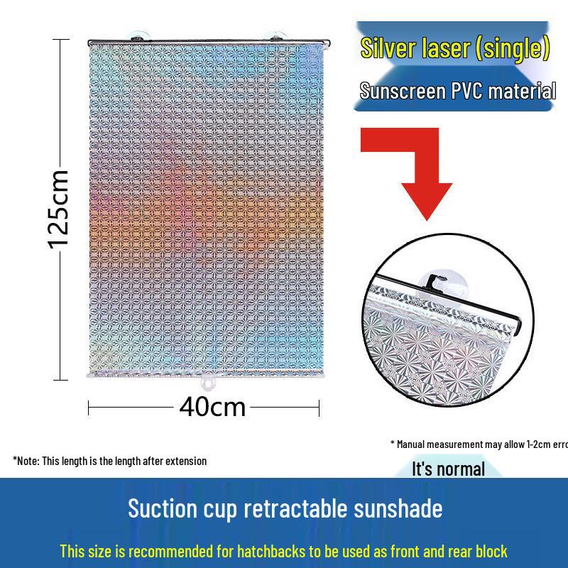 Automatic Retractable Car Window Sunshade Curtain