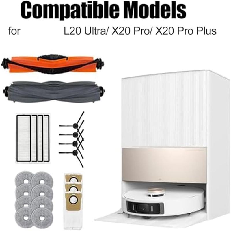 

A65T-Replacement Parts Accessory Set,For Dreame, L20 Ultra X20 Pro X20 Pro Plus,For Xiaomi, X20+ Vacuum Cleaners