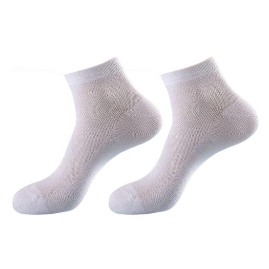 1 Pair Unisex Socks Hollow Mesh Great Breathability Mid-tube Low-cut Anti-slip High Elasticity Quick Dry Sweat Absorption Daily Wear Sport Socks