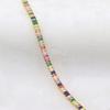Women's Gold Colorful Choker Necklace Shiny Rainbow Crystal Zircon Tennis Chain Statement Jewelry Dropshipping