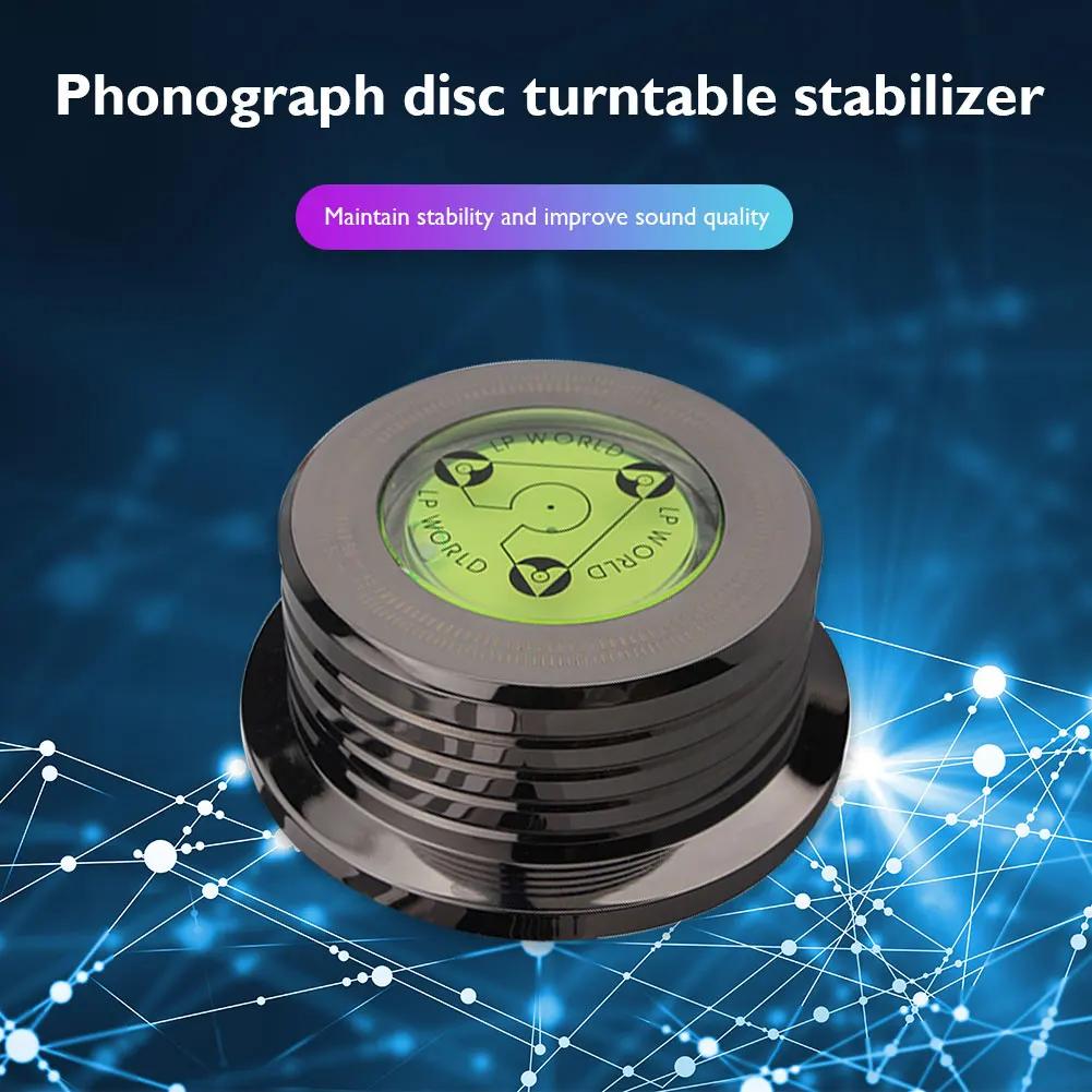 50Hz LP Disc Stabilizer Metal Vinyl Turntable Weight Clamp for Record Player Accessories Aluminum Alloy Weight Clamp Stabilizer