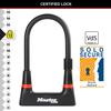 Master Lock Sold Secure Bike D Lock, Key, 210 x 104 mm