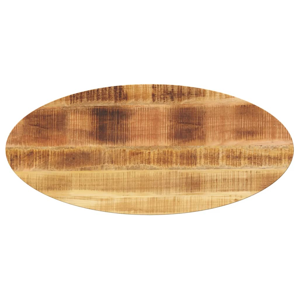 Table Top 110x40x2.5 cm Oval Solid Mango Wood