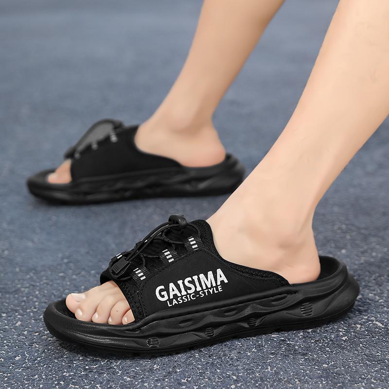 Fashion CYYTL Slippers Mens Summer Slides Outdoor Shoes Casual Beach Sandals Walking Comfort Luxury Designer Leather Lightweight Fashion