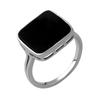 Silver Ring with Natural Onyx (2044482) 3.05 Gr. 925 Samples