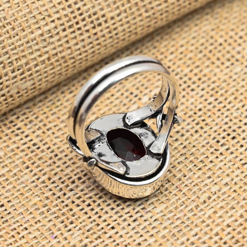 Anello In Argento Sterling 925 Con Filo Rosso - Regolabile Per Uomo E Donna, Ideale Regalo Di Coppia - Foto 8