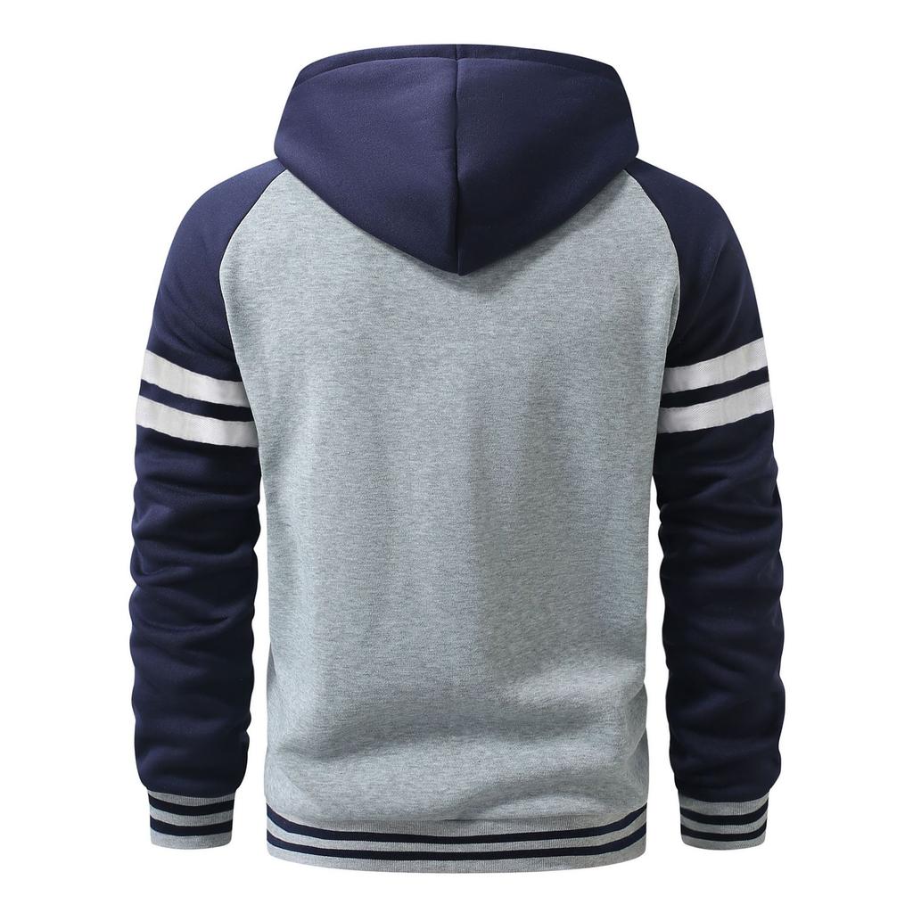 Herren Kapuzenpullover Strickjacke Zip Hoodies Mit Kapuze Einfarbig Tasche Sport&Outdoor Streetwear Cool Casual Frühling & Herbst Kleidung Hoodies Sweatshirts Herren Mäntel