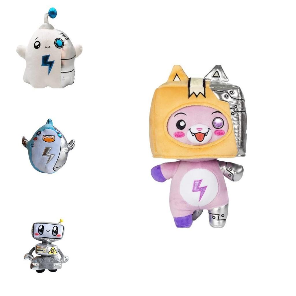 Lankybox Plüschtiere Led Boxy Stofftier für Kinder Weich und Bequem