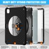 For iPad Air 13 (2025)/(2024)/Pro 12.9 (2022)/(2021)/(2020)/(2018) Case Kickstand TPU+PC+Silicone Tablet Cover
