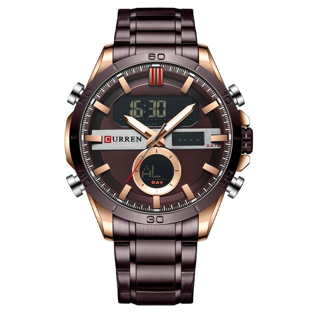 Men's Waterproof Luminous Running Alarm Clock Watch