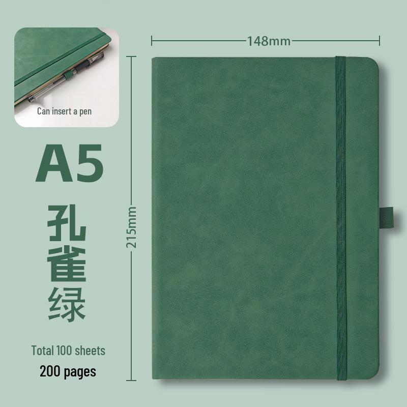 A5 Custom Logo Thickened Office Binder Notebook Diary