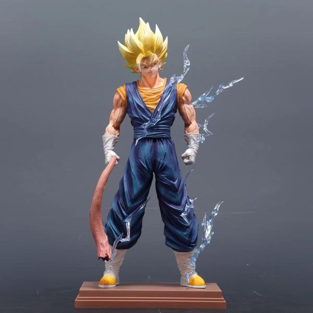 Drogan Boll Vegetto Figure Replace Arms Vegetto Blue Super Saiyan 4 Action Figure Gk Statue Collection Model Toys Gifts