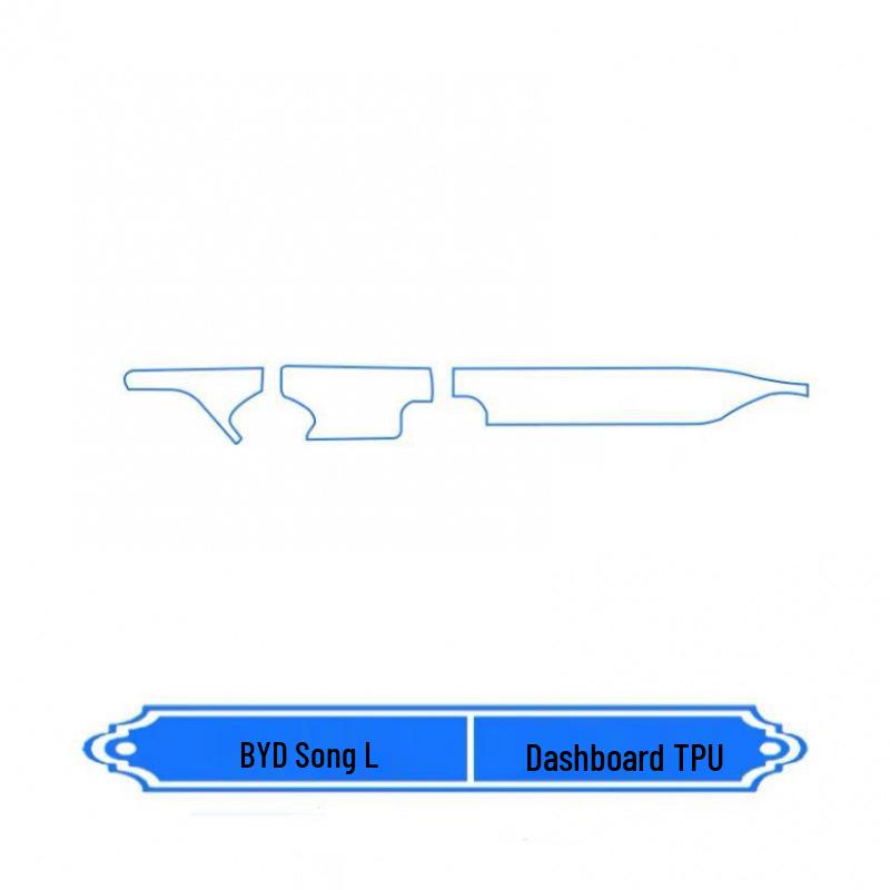 BYD Song L-EV Center Console TPU Interior Protection Film (2024-25 Model)