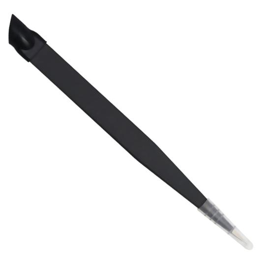 Stainless Steel Dual Head Nail Art Nippers Tweezers Clip Rhinestone Gem Picker