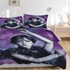 3pcs Elegant and Dynamic Wednesday Quilt Cover Set (1 Quilt Cover + 2 Pillowcases Without Pillow Core), High-Definition Printing for Home and Dor